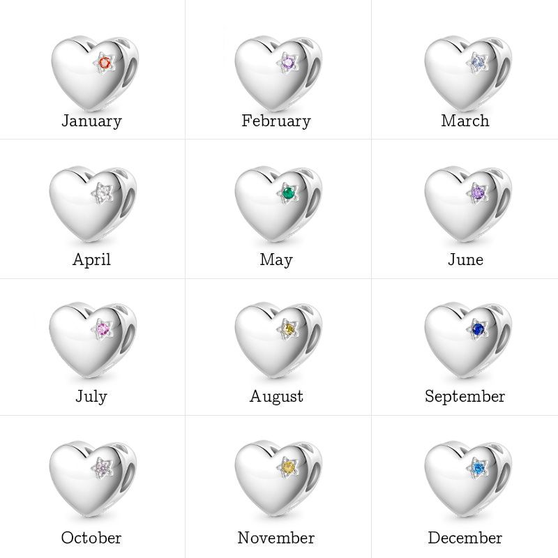 DAD Birthstone Charm