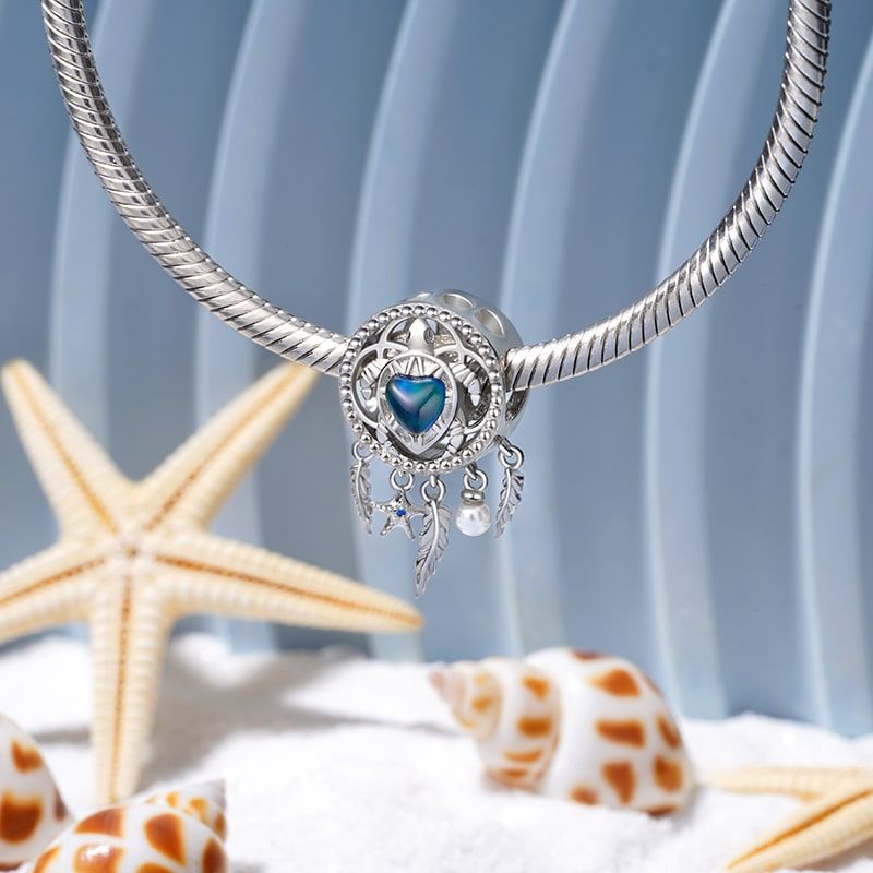 Sea Turtle Dreamcatcher Mood Charm