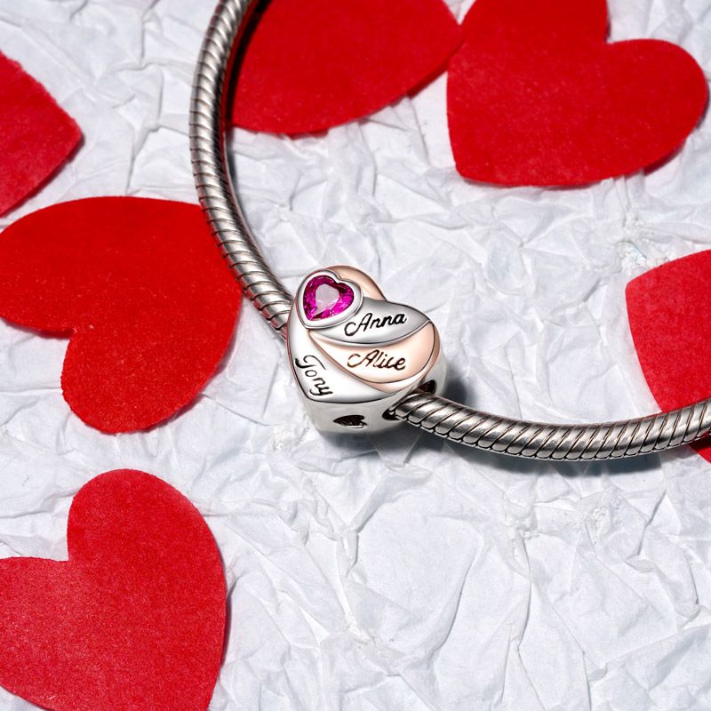 Love Heart Engravable Charm