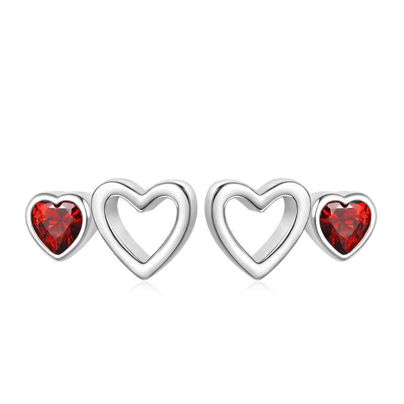 Birthstone Stud Earrings