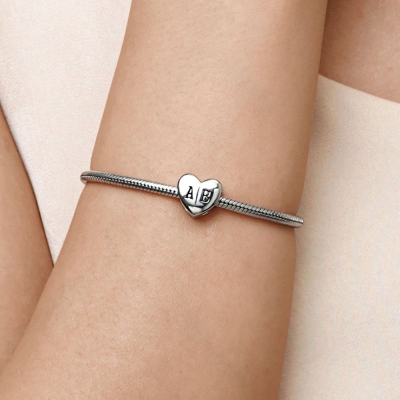 Letters Personalized Heart Charm