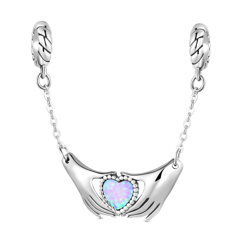 Hand Heart Safety Chain