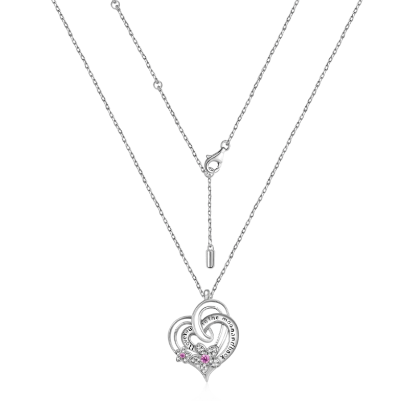 Flower Heart Necklace
