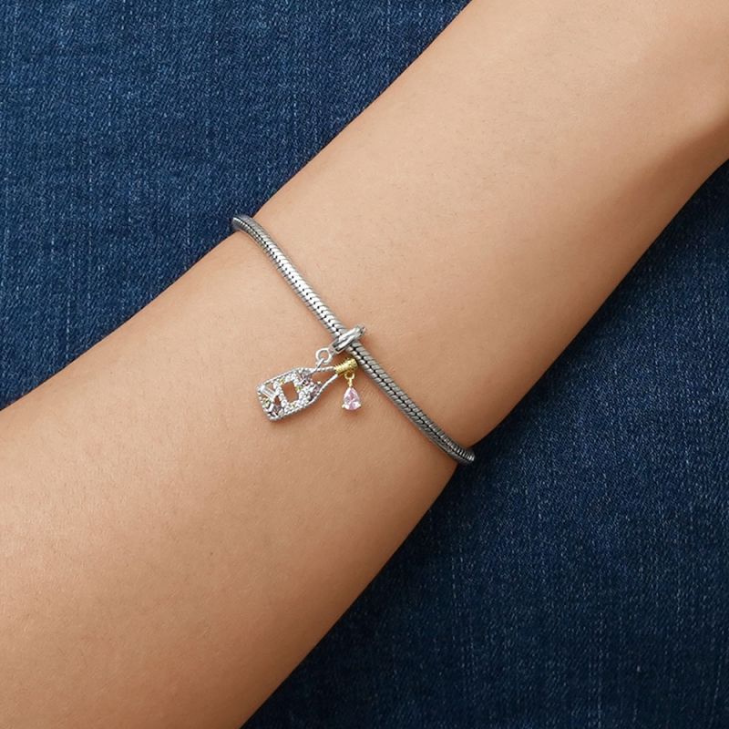 Champagne Bottle Pendant