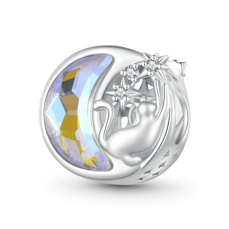 Moon & Cat Charm