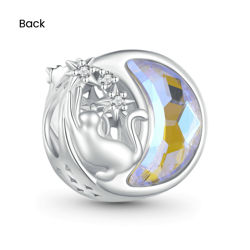 Moon & Cat Charm