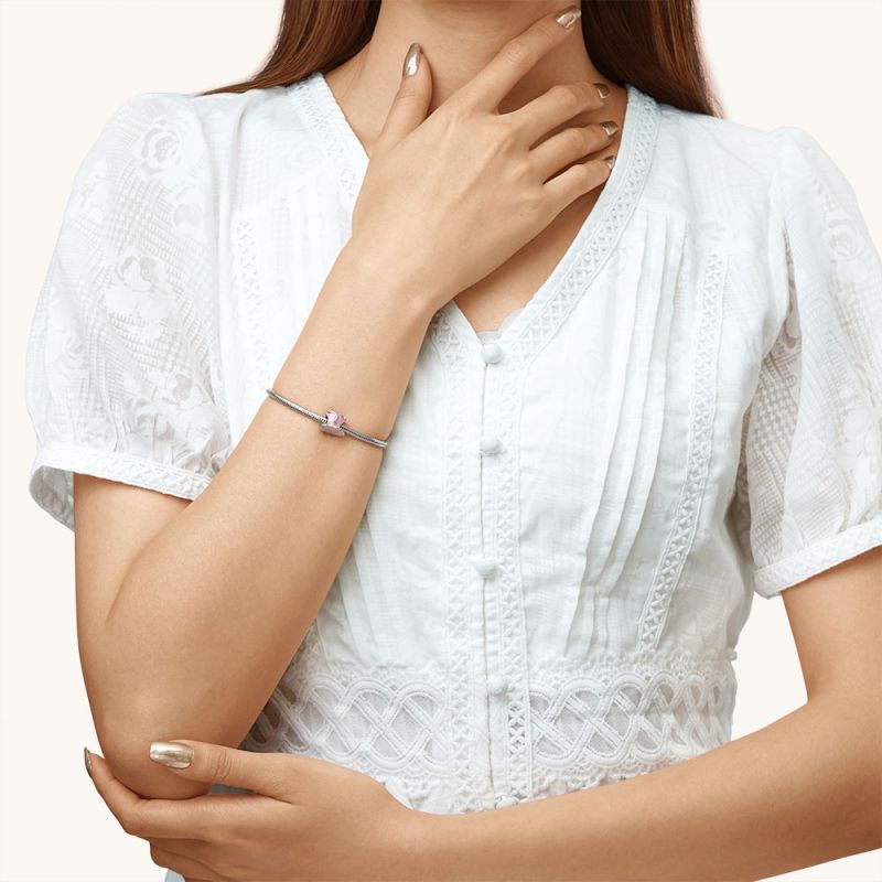 Flower Tea Cup Charm