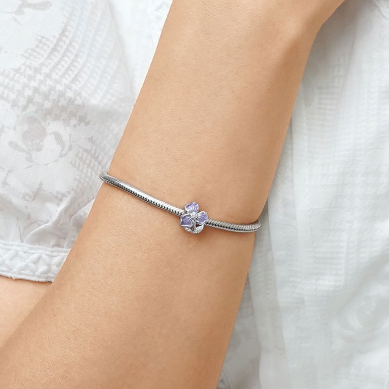Purple Flower Charm