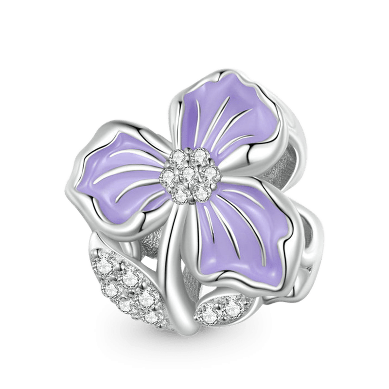 Purple Flower Charm