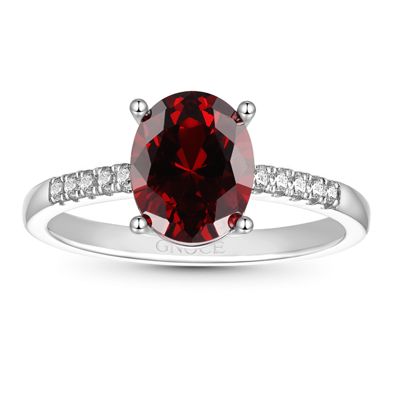 Oval-Cut Birthstone Ring