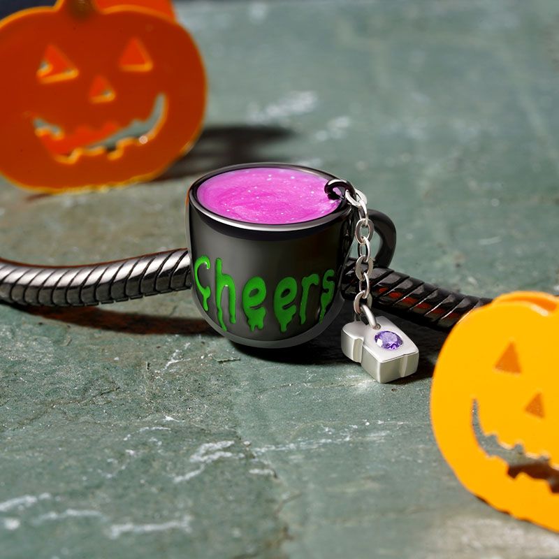 Witch Tea Cup Charm