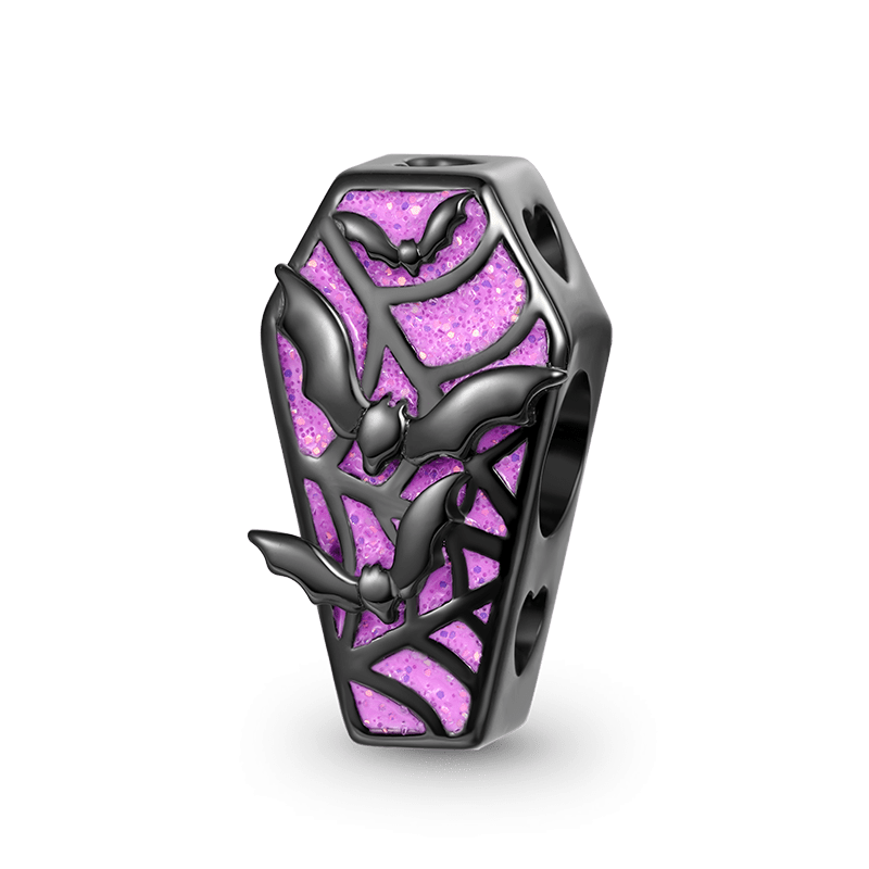 Bat Coffin Charm
