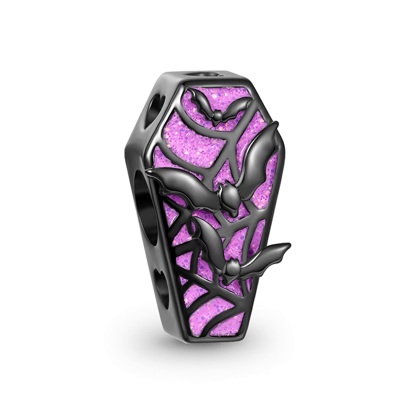 Bat Coffin Charm