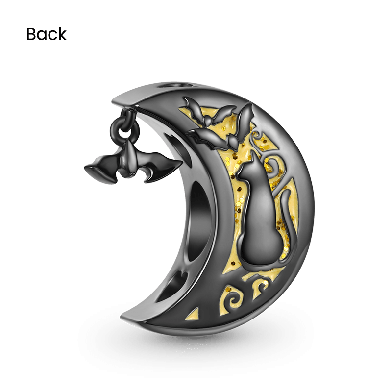 Cat Moon Charm