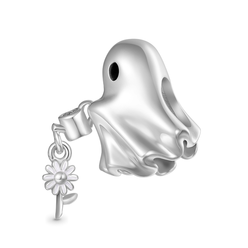 Ghost Watering Flower Charm