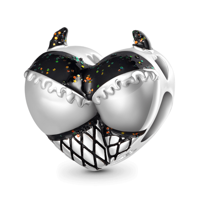 Sexy Devil Heart Charm