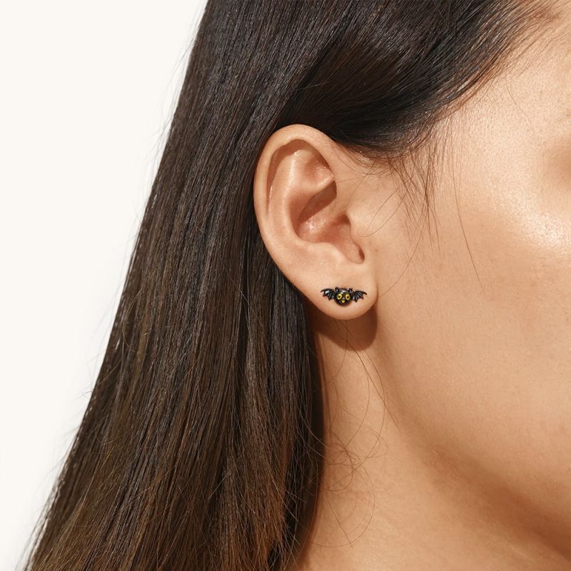 Bat Stud Earrings