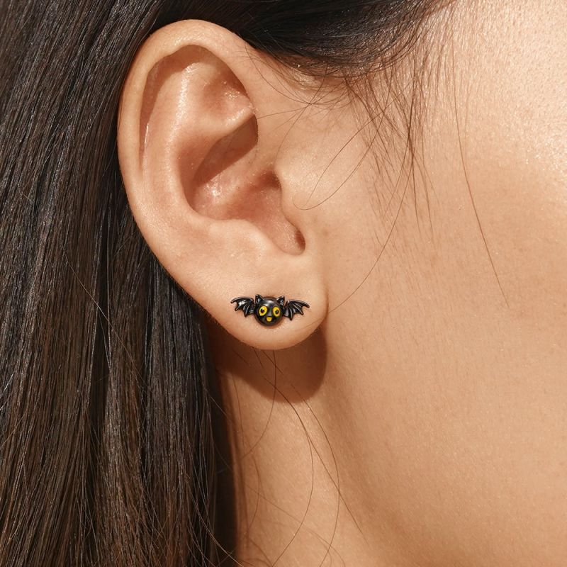 Bat Stud Earrings