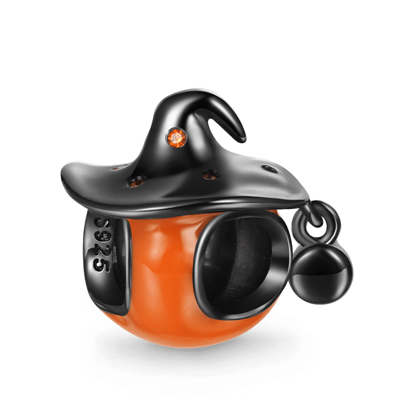 Wizard Hat Pumpkin Charm