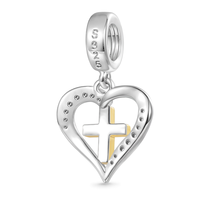 Heart Cross Pendant