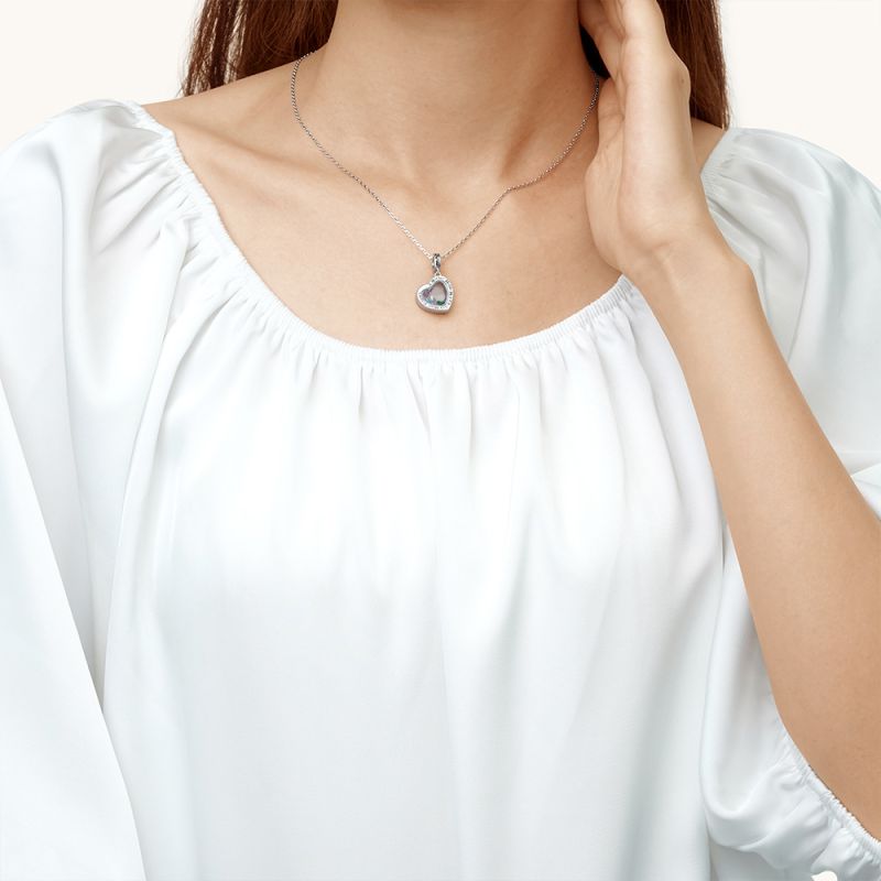 Mother Love Child  Birthstone Pendant