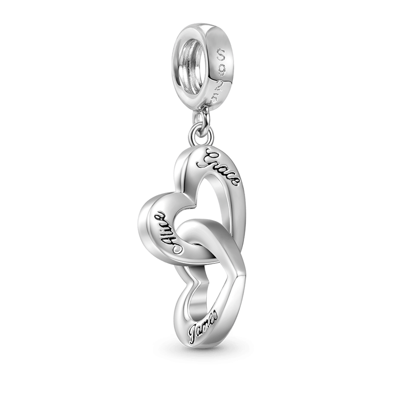 Engravable Name Heart Pendant