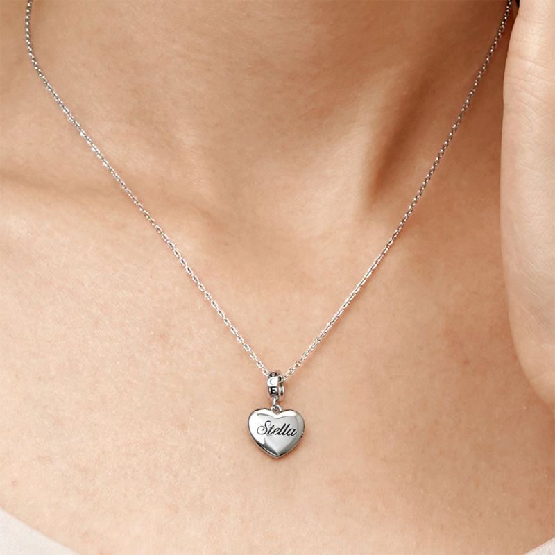 Engravable Heart Pendant