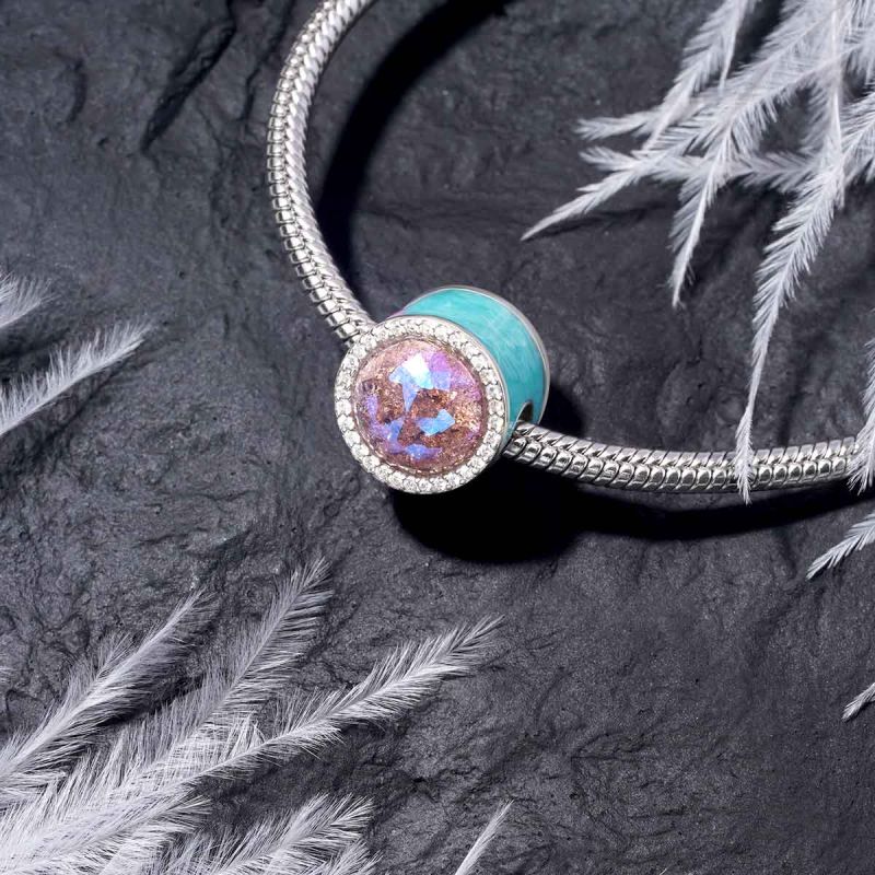 Sparkling Pink & Blue Charm