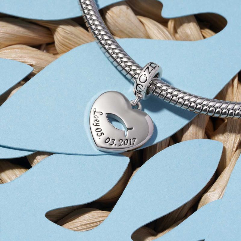 Engravable Jesus Fish Pendant