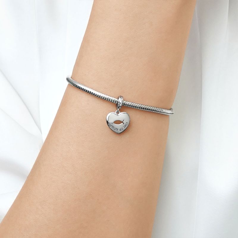 Engravable Jesus Fish Pendant