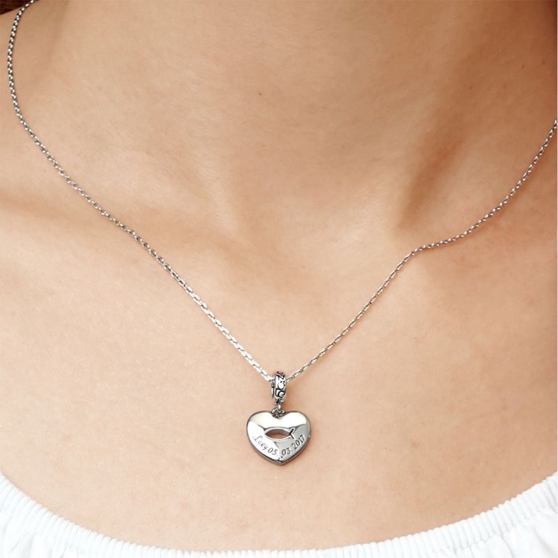 Engravable Jesus Fish Pendant