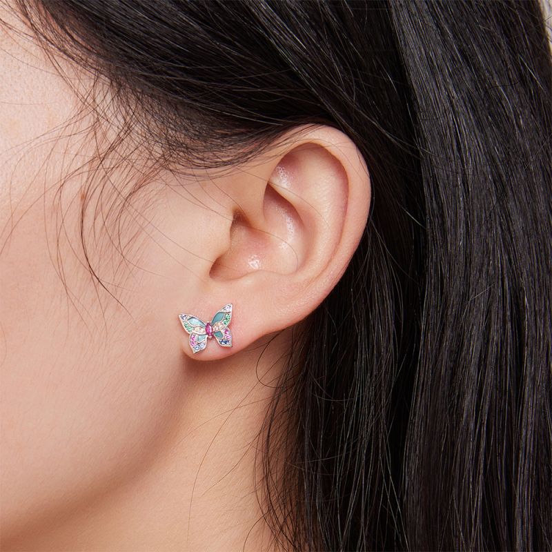 Butterfly Stud Earrings