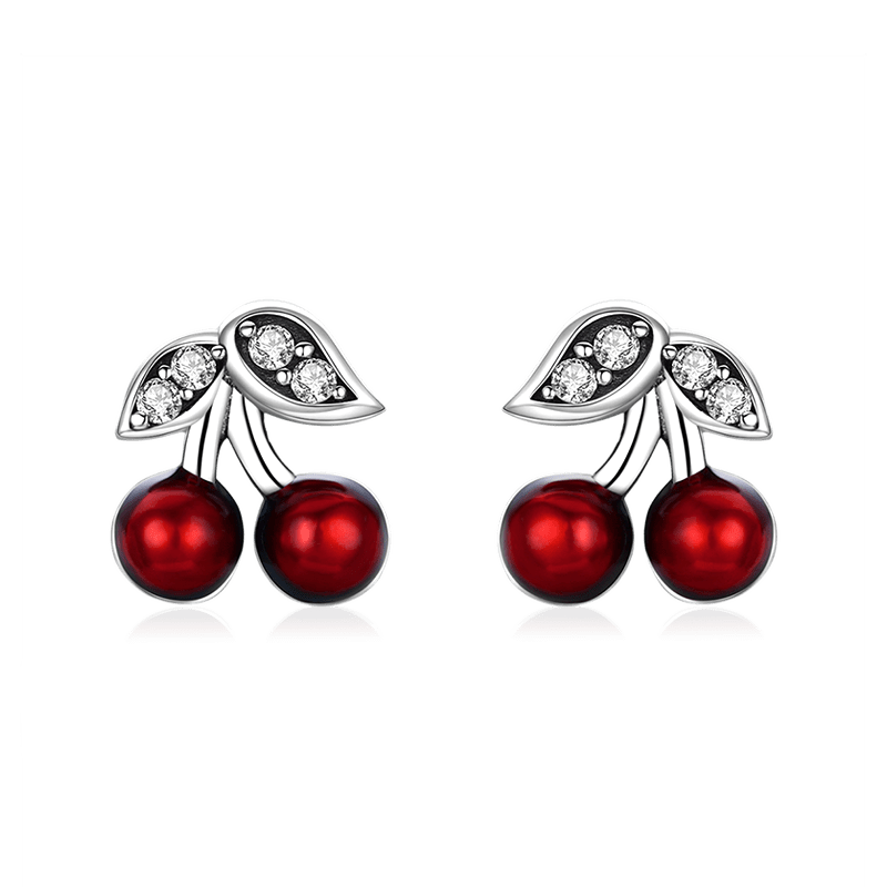 Cherry Stud Earrings