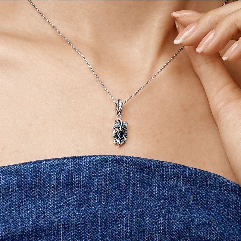 Peacock Feather Pendant