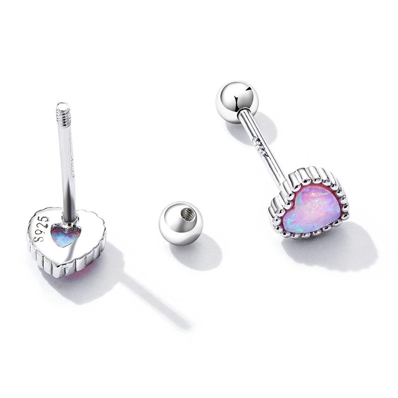 Aussie Gem Heart Earrings