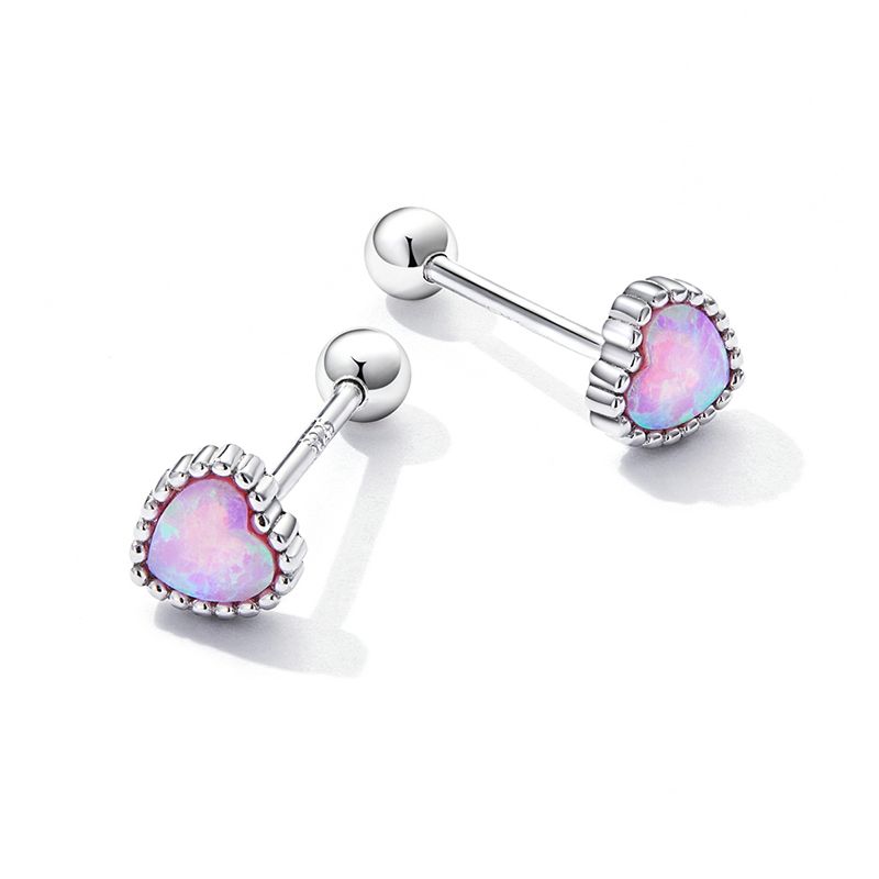 Aussie Gem Heart Earrings