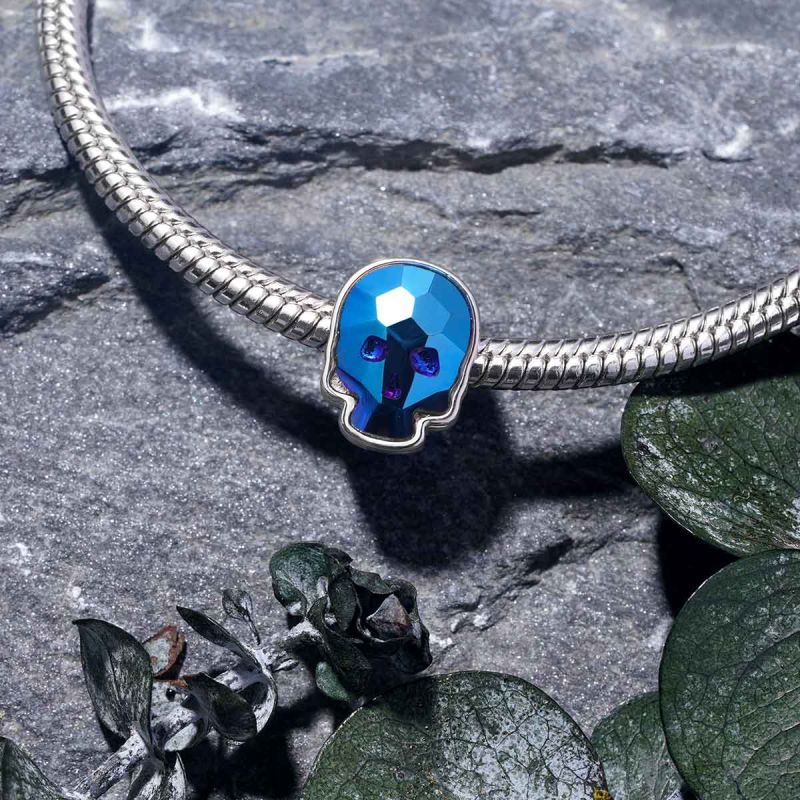 Crystal Skull Charm