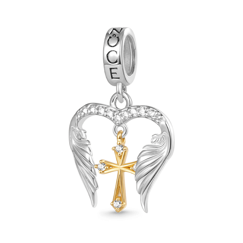 Angel Wings Cross Pendant