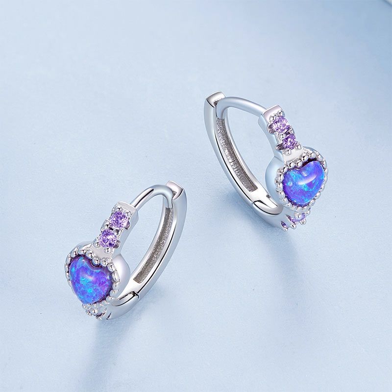 Purple Aussie Gem Earrings