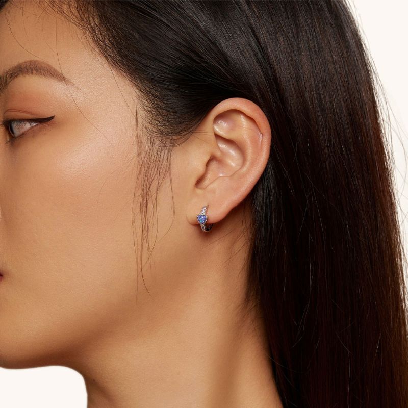 Purple Aussie Gem Earrings