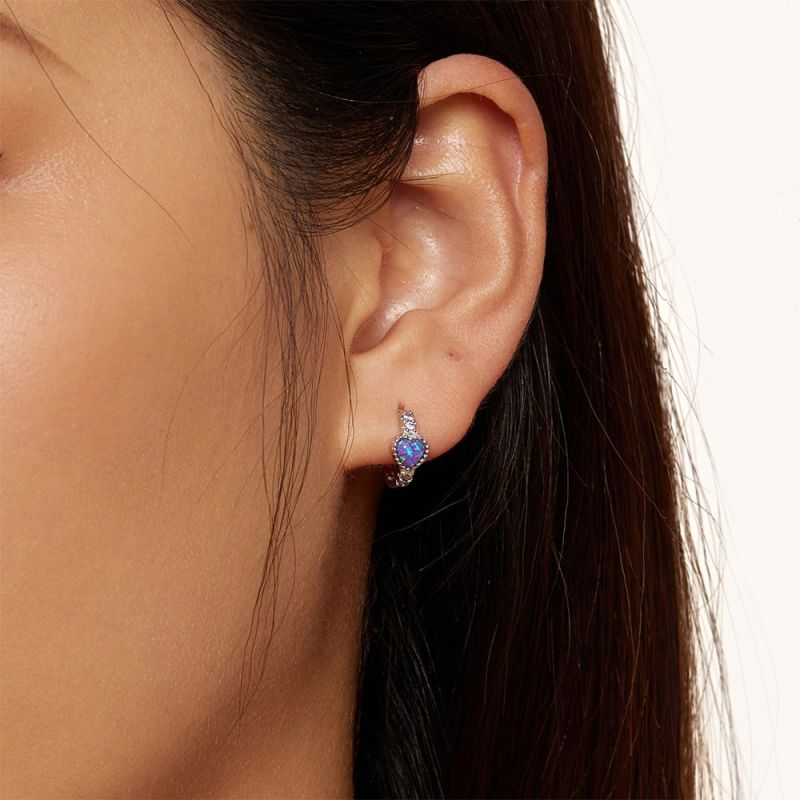 Purple Aussie Gem Earrings