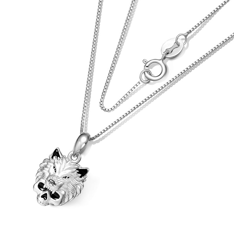 Wolf Skull Necklace