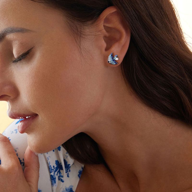 Shinning Fish stud Earrings