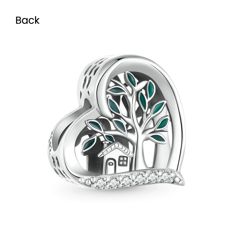 Family Tree Heart Charm