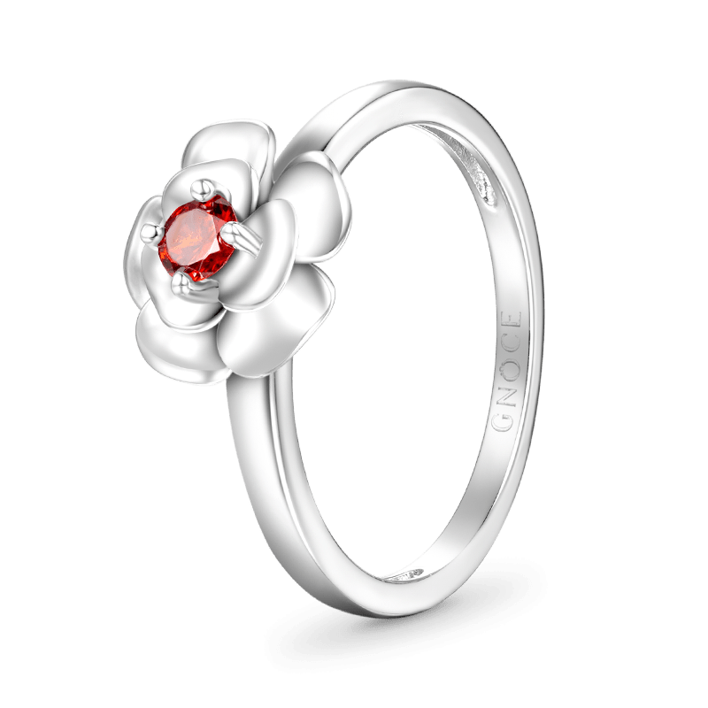 Rose Birthstone Ring