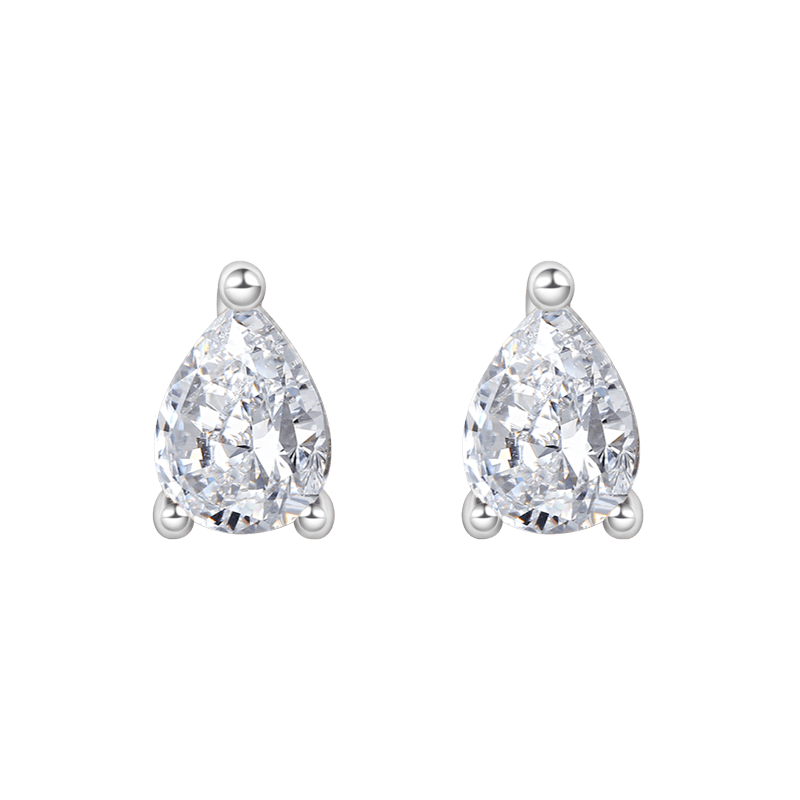 Pear-shaped Stud Earrings