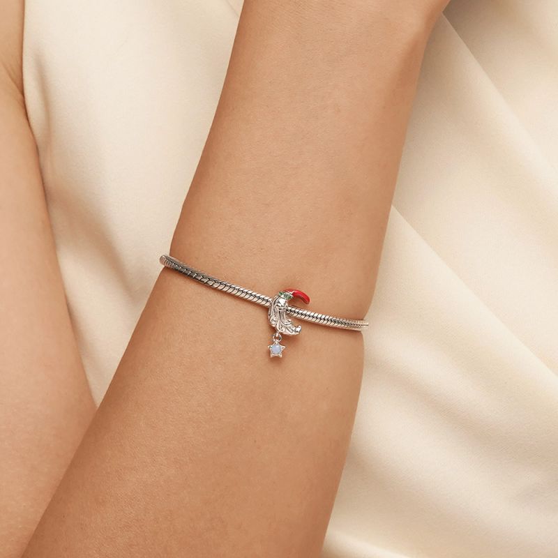 Moonlight Santa Claus Charm