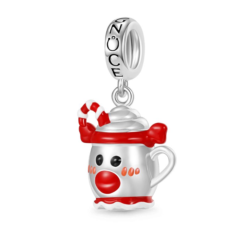 Cup & Candy Cane Pendant