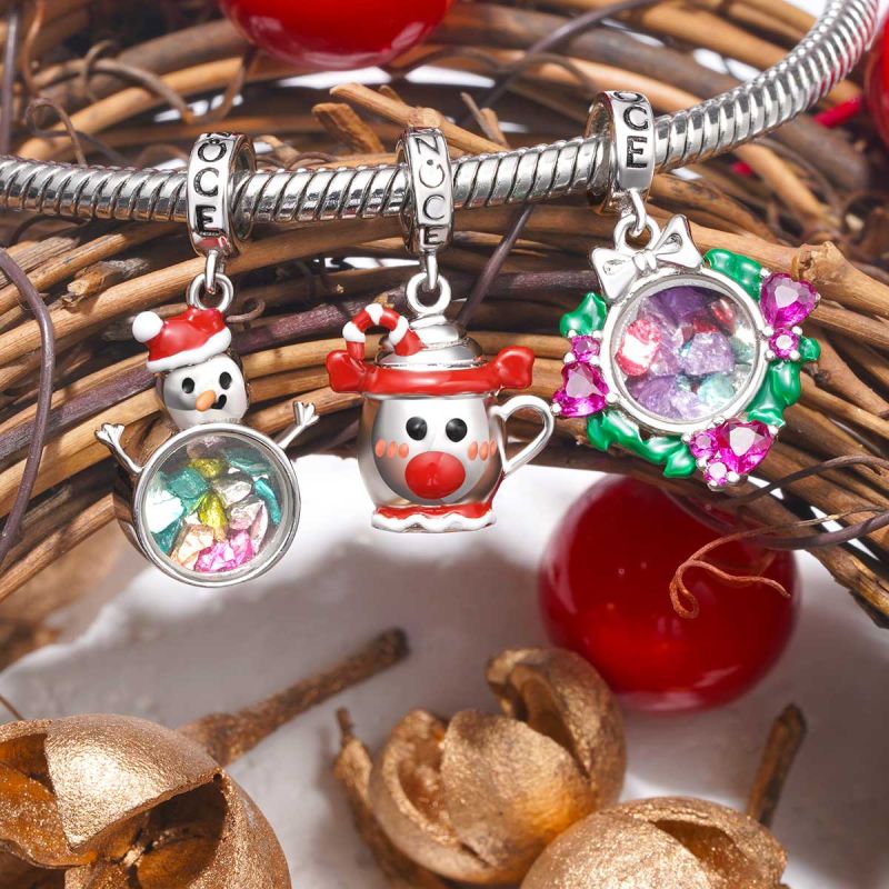 Cup & Candy Cane Pendant