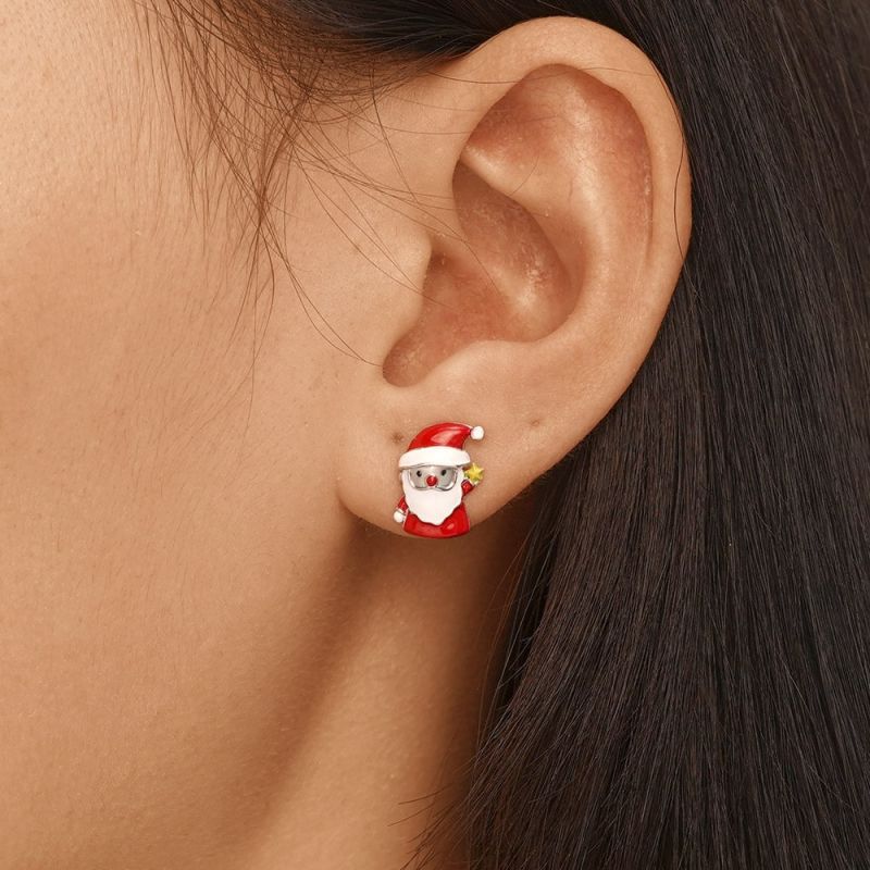 Santa Claus Stud Earrings